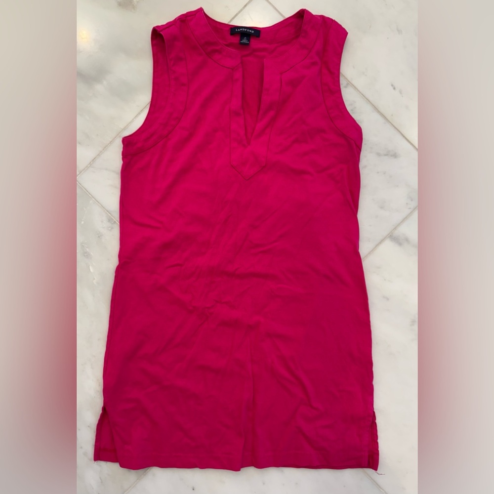 Lands' End Fuchsia Tank Top